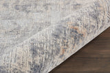 Nourison Rustic Textures RUS01 Painterly Machine Made Power-loomed Indoor Area Rug Grey/Beige 9'3" x 12'9" 99446461902