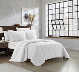 Cody White King 7pc Quilt Set