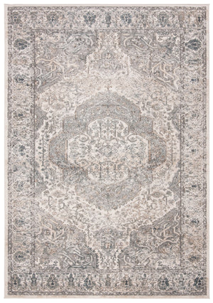 Oregon 800 Oregon 867 Traditional Power Loomed 80%Polypropylene, 20%Polyester Rug Ivory / Grey
