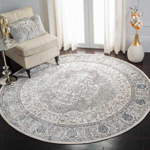 Oregon 800 Oregon 867 Traditional Power Loomed 80%Polypropylene, 20%Polyester Rug Ivory / Grey
