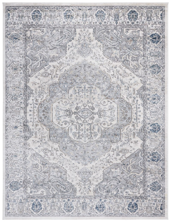 Oregon 800 Oregon 867 Traditional Power Loomed 80%Polypropylene, 20%Polyester Rug Ivory / Grey