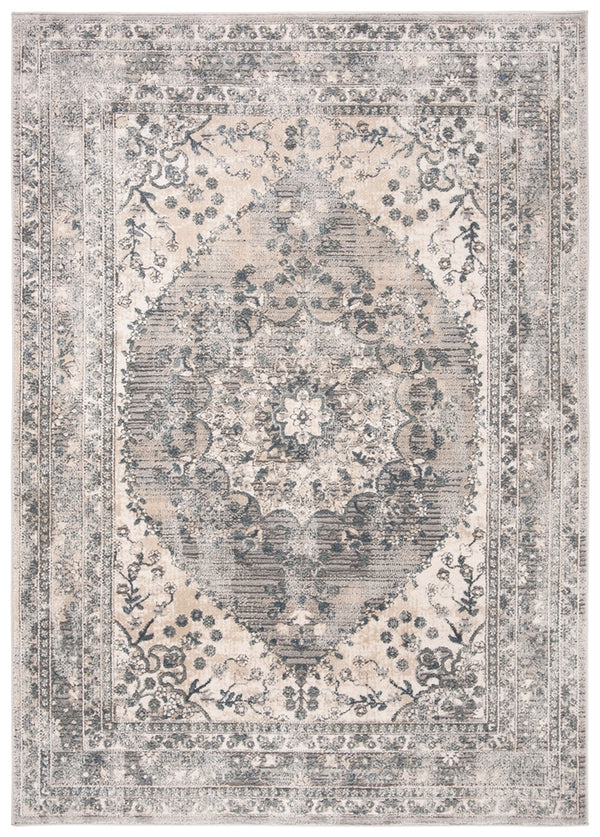 Oregon 900 Oregon 903 Traditional Power Loomed 80%Polypropylene, 20%Polyester Rug Beige / Grey