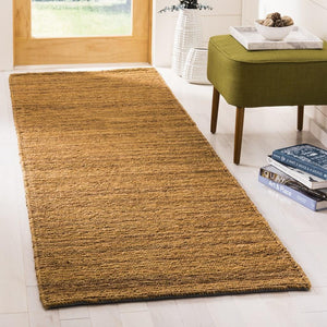Organic Org114  Hand Knotted Jute Rug Gold