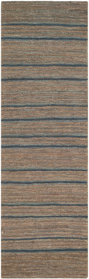Organic Org115  Hand Knotted Jute Rug Blue