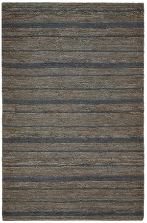 Organic Org115  Hand Knotted Jute Rug Blue