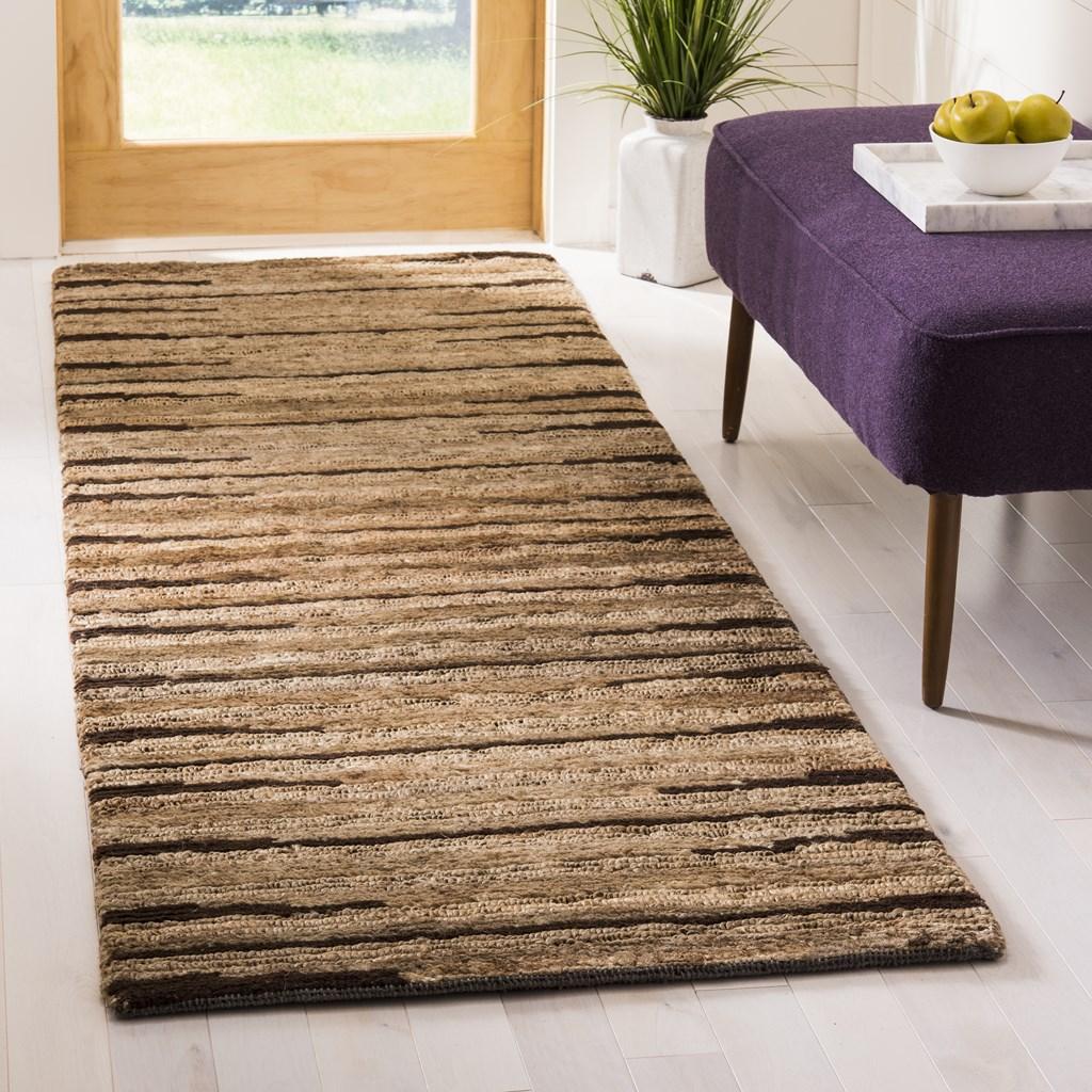 Organic Org211  Hand Knotted Jute Rug Natural