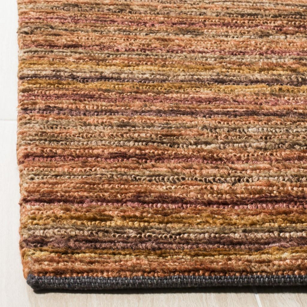 Organic Org212  Not Available Jute Rug Red / Multi