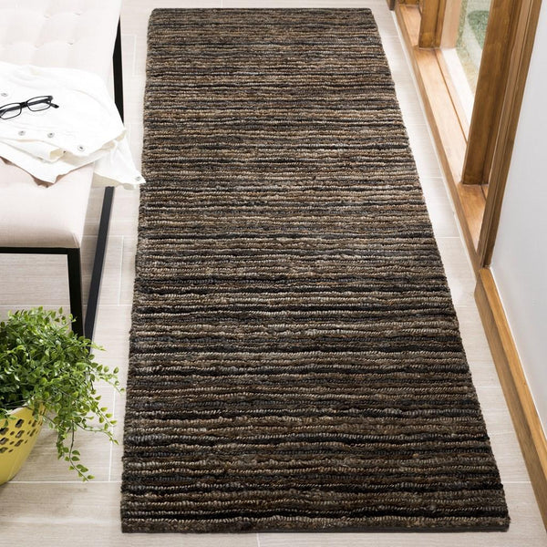 Organic Org215  Not Available Jute Rug Charcoal / Charcoal