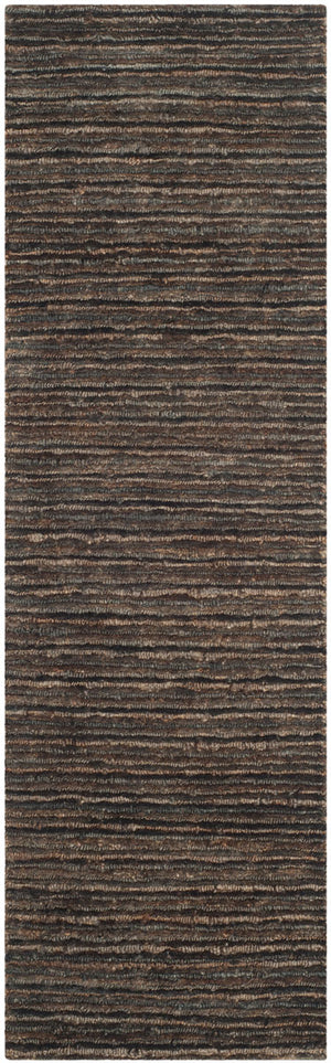 Organic Org215  Not Available Jute Rug Charcoal / Charcoal