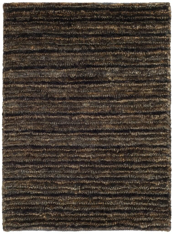 Organic Org215  Hand Knotted Jute Rug Charcoal / Charcoal