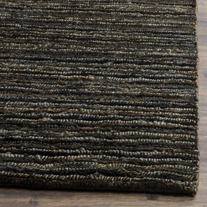 Organic Org215  Hand Knotted Jute Rug Charcoal / Charcoal