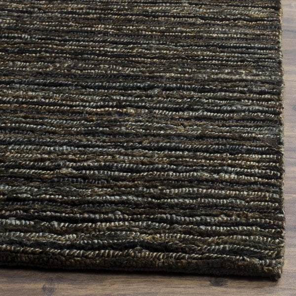 Organic Org215  Not Available Jute Rug Charcoal / Charcoal