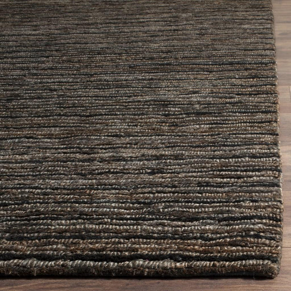 Organic Org215  Not Available Jute Rug Charcoal / Charcoal