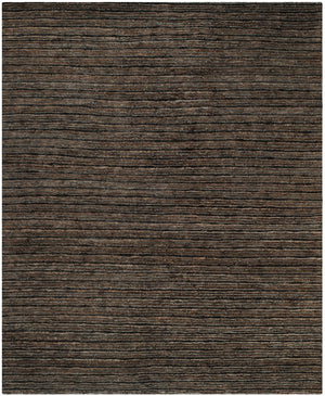 Organic Org215  Hand Knotted Jute Rug Charcoal / Charcoal