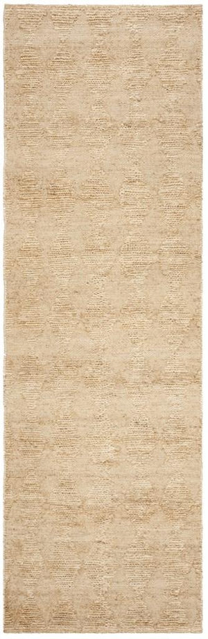 Organic 702  Hand Woven 100% Jute Pile Rug Light Beige
