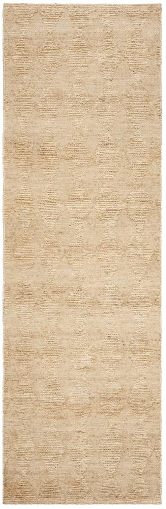 Organic 702  Hand Woven 100% Jute Pile Rug Light Beige