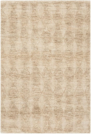 Organic 702  Hand Woven 100% Jute Pile Rug Light Beige