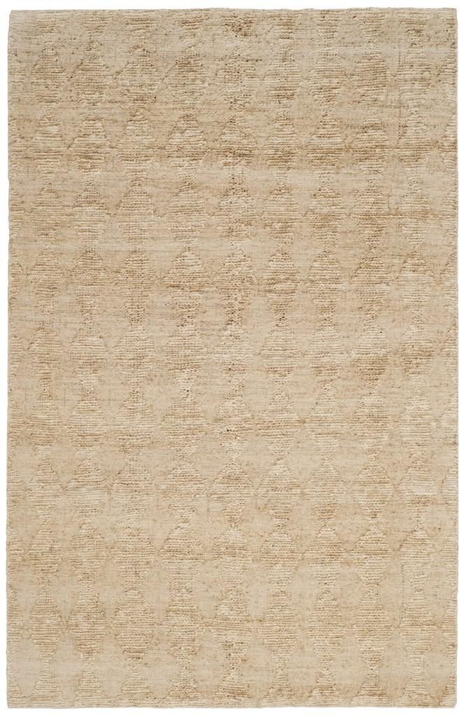 Organic 702  Hand Woven 100% Jute Pile Rug Light Beige