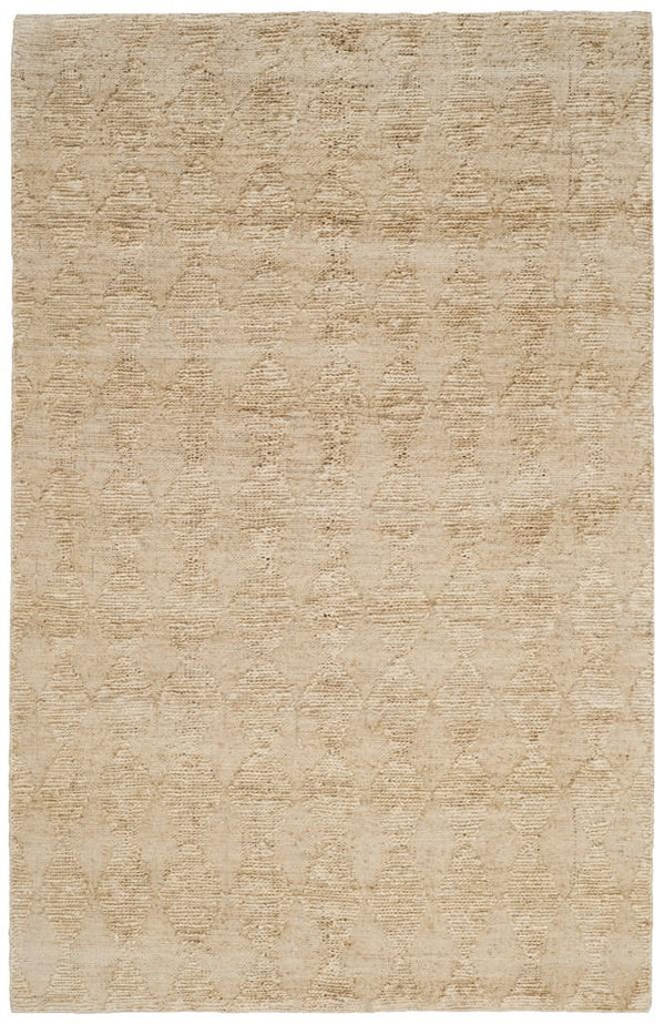 Organic 702  Hand Woven 100% Jute Pile Rug Light Beige
