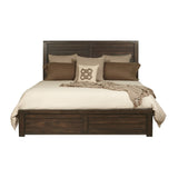 Samuel Lawrence Furniture Rustic Plank Headboard King Bed 210-S076-BR-K3-SAMUEL-LAWRENCE 210-S076-BR-K3-SAMUEL-LAWRENCE