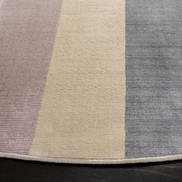 Orwell 300  Contemporary Power Loomed Polypropylene Pile Rug Ivory / Charcoal