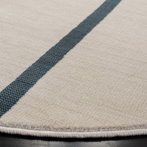 Orwell 300 Orwell 291 Contemporary Power Loomed Polypropylene Pile Rug Ivory / Navy