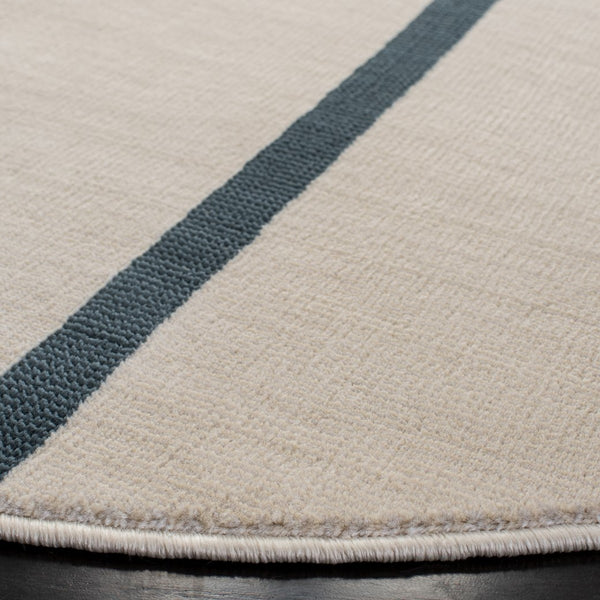 Orwell 300 Orwell 291 Contemporary Power Loomed Polypropylene Pile Rug Ivory / Navy