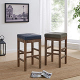Valencia Bonded Leather Counter Stool