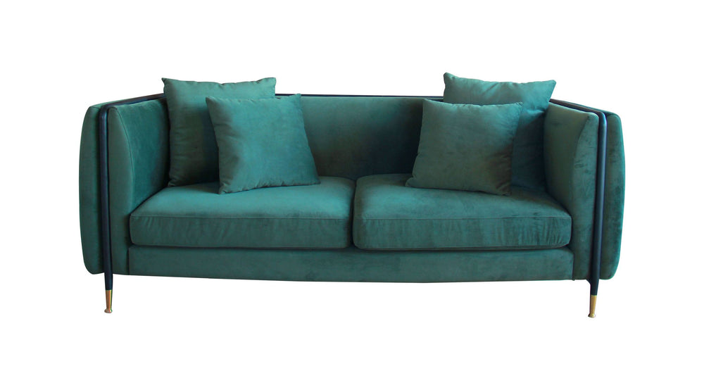 VIG Furniture Divani Casa Oswego - Modern Dark Green Jade Sofa VGEUMC-9712SF-2-GRN-S