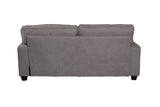 Porter Designs Harper Microfiber Modern Sofa Gray 01-201-01-4245