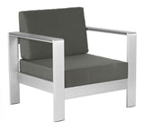 EE2966 100% Olefin, Aluminum, Polyethylene Modern Commercial Grade Arm Chair