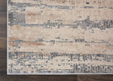 Nourison Rustic Textures RUS04 Painterly Machine Made Power-loomed Indoor Area Rug Beige/Grey 7'10" x 10'6" 99446462060
