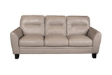 Porter Designs Matera Top Quality Leather Transitional Sofa Cream 02-189C-01-3617