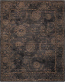 Nourison Nourison 2020 NR202 Persian Machine Made Loomed Indoor Area Rug Charcoal 9'2" x 12'5" 99446364401