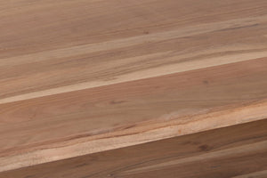 Porter Designs Portola Solid Acacia Wood Transitional End Table Natural 09-108-07-1012