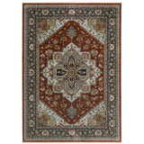 Aberdeen 1144R Traditional/Persian Medallion Polyester Indoor Area Rug