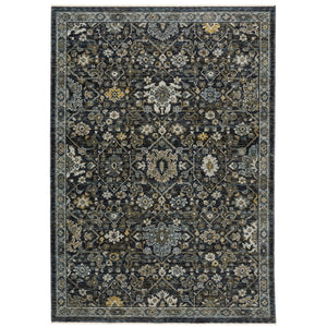 Oriental Weavers Aberdeen 533K1 Traditional/Persian Oriental Polyester Indoor Area Rug Blue/ Light Blue 9'10" x 12'10" A533K1300394ST