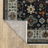 Oriental Weavers Aberdeen 561B1 Traditional/Persian Panel Polyester Indoor Area Rug Blue/ Multi 9'10" x 12'10" A561B1300394ST