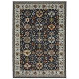 Oriental Weavers Aberdeen 561B1 Traditional/Persian Panel Polyester Indoor Area Rug Blue/ Multi 9'10" x 12'10" A561B1300394ST