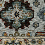 Oriental Weavers Aberdeen 561W1 Traditional/Persian Panel Polyester Indoor Area Rug Blue/ Beige 5'3" x 7'6" A561W1160235ST