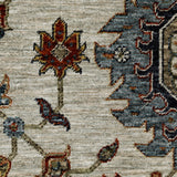 Oriental Weavers Aberdeen 751W1 Traditional/Persian Panel Polyester Indoor Area Rug Ivory/ Multi 9'10" x 12'10" A751W1300394ST