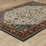 Oriental Weavers Aberdeen 752W1 Traditional/Persian Persian Polyester Indoor Area Rug Ivory/ Red 7'10" x 10'10" A752W1240340ST