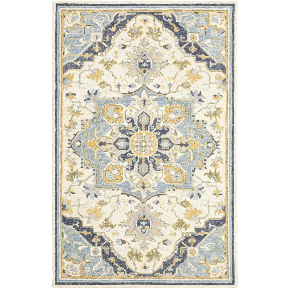 Oriental Weavers Alfresco 28402 Traditional/Vintage Oriental Wool Indoor Area Rug Blue/ Ivory 8' x 10' A28402244305ST