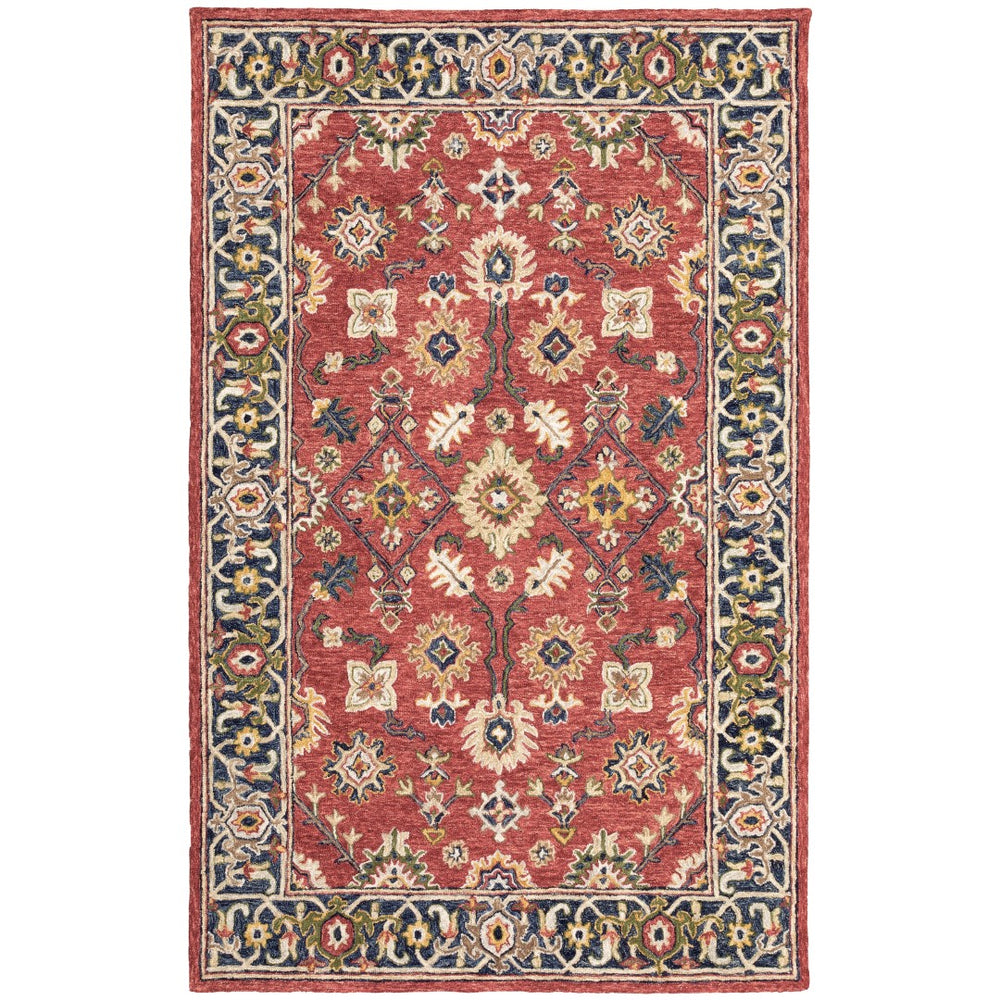 Oriental Weavers Alfresco 28404 Traditional/Vintage Oriental Wool Indoor Area Rug Red/ Blue 10' x 13' A28404305396ST