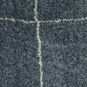 Oriental Weavers Alton 040B9 Modern & Contemporary/Transitional Geometric Polyester Indoor Area Rug Blue/ Gray 9'10" x 12'10" A040B9300390ST