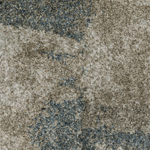 Oriental Weavers Alton 532B9 Contemporary/Geometric Global Polyester Indoor Area Rug Teal/ Grey 9'10" x 12'10" A532B9300390ST