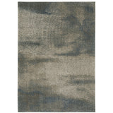 Oriental Weavers Alton 5562V Industrial/Modern & Contemporary Abstract Polyester Indoor Area Rug Grey/ Teal 9'10" x 12'10" A5562V300390ST