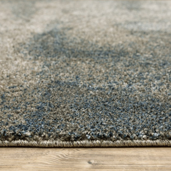 Oriental Weavers Alton 5562V Industrial/Modern & Contemporary Abstract Polyester Indoor Area Rug Grey/ Teal 9'10" x 12'10" A5562V300390ST