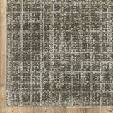 Oriental Weavers Alton 090N9 Modern & Contemporary/Transitional Plaid Polyester Indoor Area Rug Grey/ Beige 9'10" x 12'10" A090N9300390ST