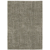 Oriental Weavers Alton 090N9 Modern & Contemporary/Transitional Plaid Polyester Indoor Area Rug Grey/ Beige 9'10" x 12'10" A090N9300390ST